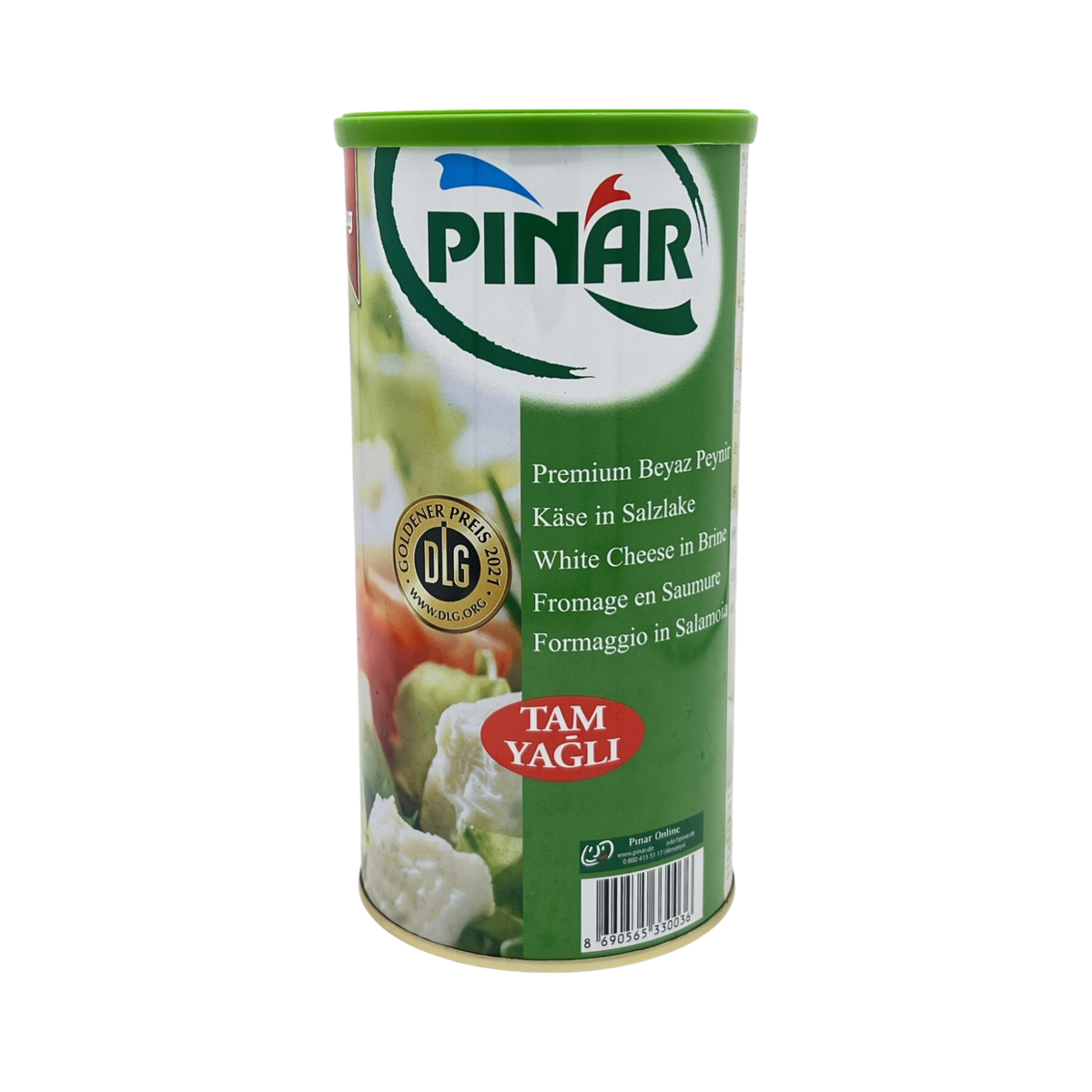 PINAR TAM YAGLI (FULL FAT) FETA CHEESE (TIN)