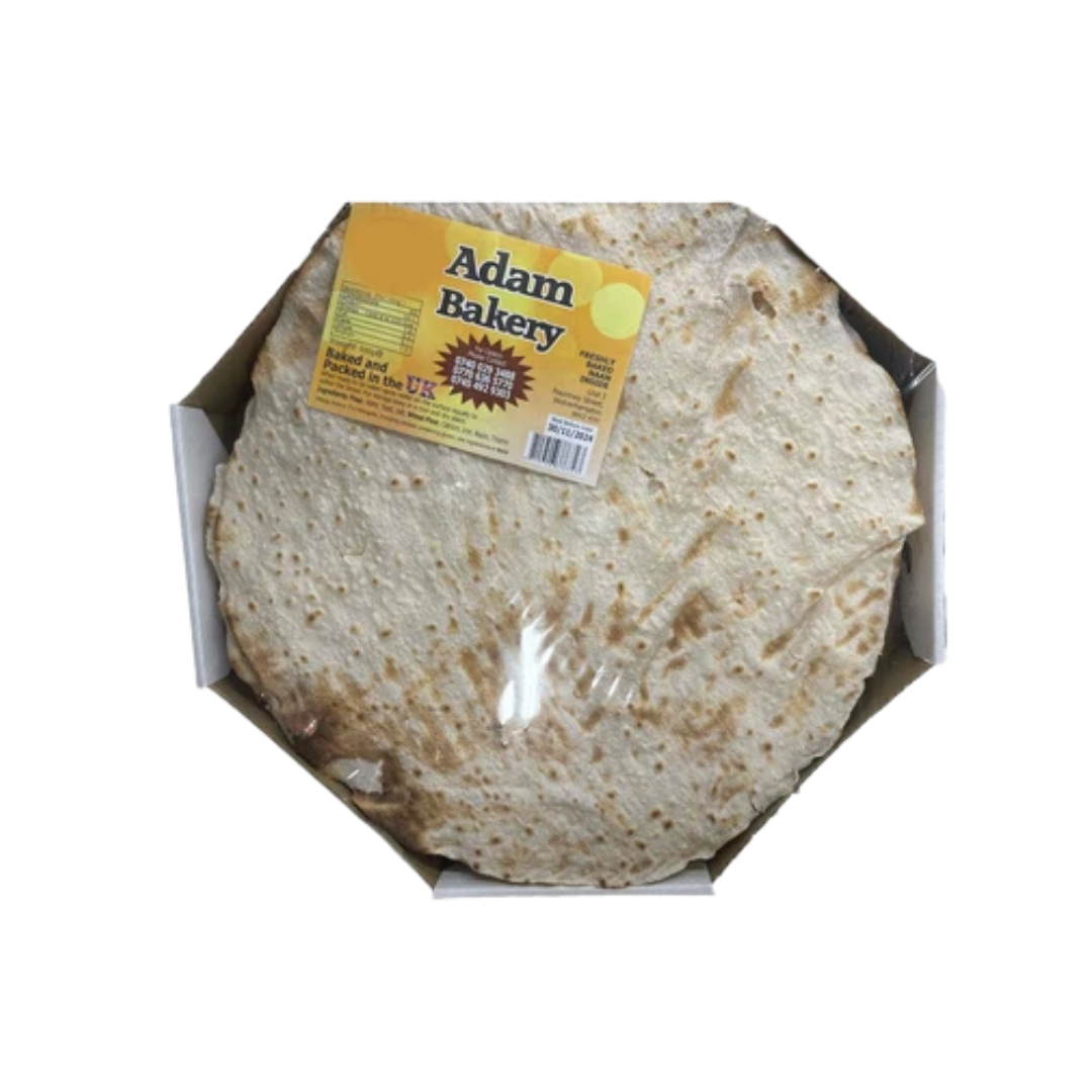 ADAM BAKERY NAAN BREAD PLAIN (ROUND/TANDIR)