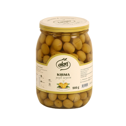 ALAN GREEN ALYANAK CRACKED OLIVES-ALYANAK YESIL