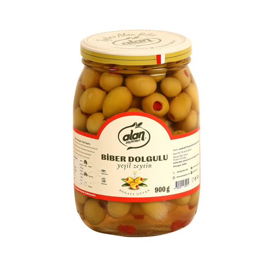 ALAN GREEN PEPPER STUFFED OLIVES-BIBERLI ZEYTIN