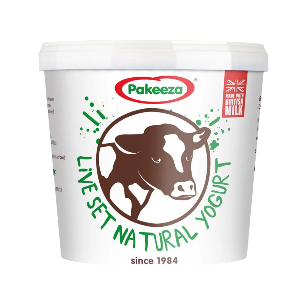 LF PAK LIVE  SET NATURAL  YOGHURT 1 KG