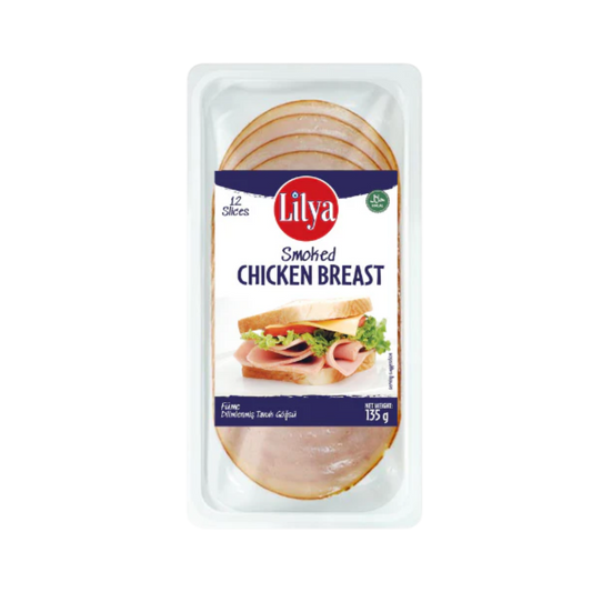 LILYA SLICED CHICKEN BREAST SMOKED 135GR