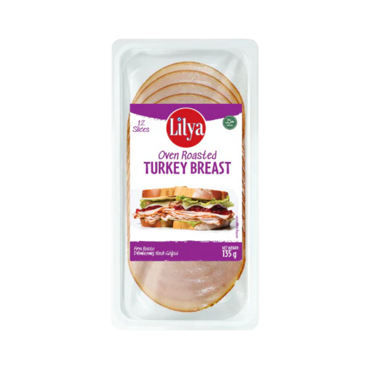 LILYA SLICED TURKEY BREAST OVEN ROASTED (135G)