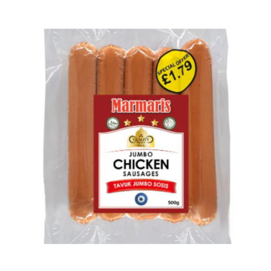 MARMARIS JUMBO CHICKEN SAUSAGE (500G)
