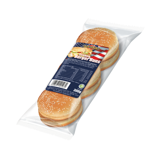 QUICKBURY BURGER BUNS SESAME