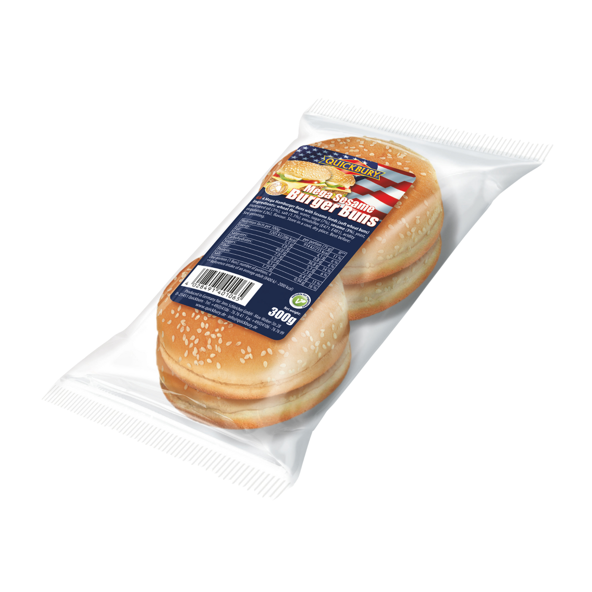 QUICKBURY MEGA BURGER BUNS