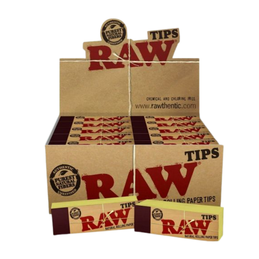 RAW NATURAL UNFINED FILTER TIPS