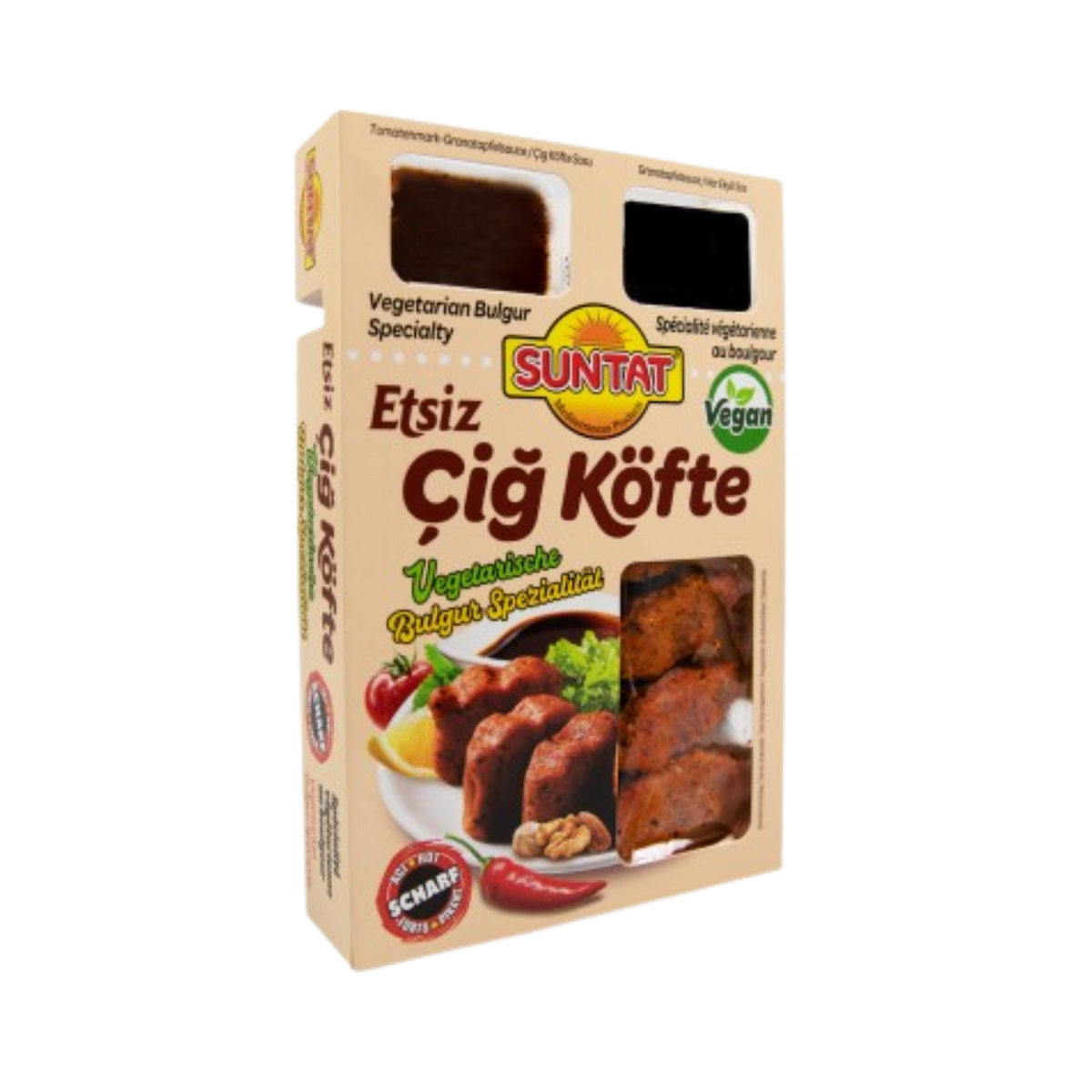 SUNTAT VEGAN KOFTE (CIG KOFTE) HOT (380G)