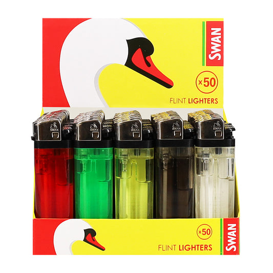 Swan Flint Disposable Lighters 50 pack